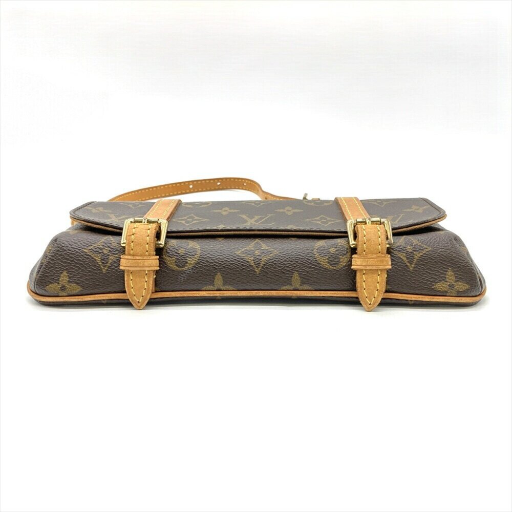 LOUIS VUITTON Brown Monogram Canvas Pochette Shoulder Bag - Picture 6 of 10